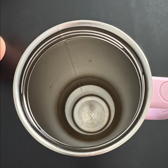 Stanley Marble Pink Tumbler with Handle and Straw - Picture 4 of 5